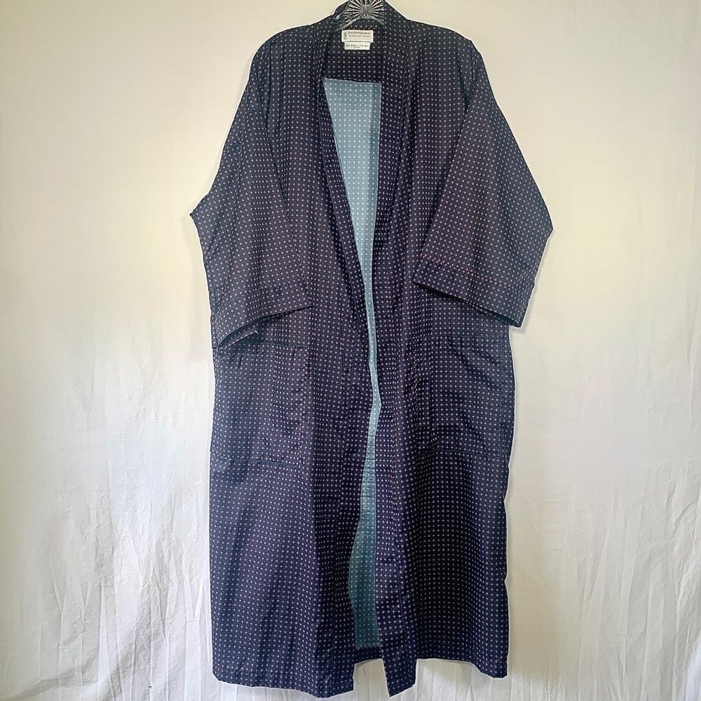 Vintage Yves Saint Laurent Robe OSFA One Size Waist Tie Printed